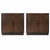 Brown Mid-Century Modern Mahogany Basketweave Cabinets Side Tables Att. To Lane - Pair For Sale - Image 8 of 12