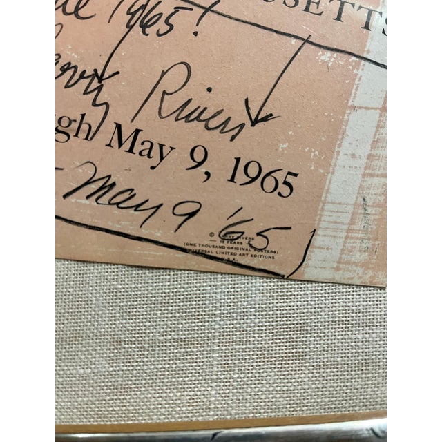 1960s Larry Rivers, Original Vintage Pop Art 1965 Collage Lithograph Larry Rivers Poster Brandeis, 1965 For Sale - Image 5 of 13