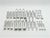 Silver Stainless Steel Cutlery Set for 6 People by Rosenthal, Model Titan, 1960s, Set of 48 For Sale - Image 8 of 16