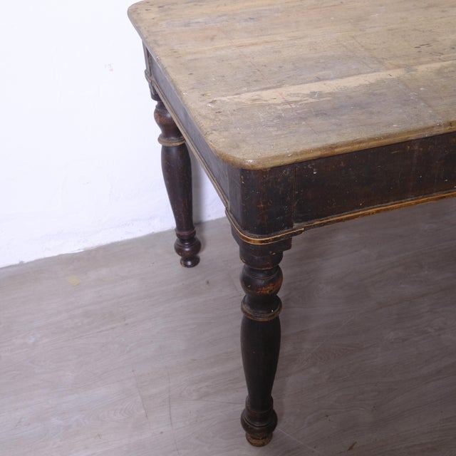 Antique Rustic Wooden Table, Italy, Late 19th Century For Sale - Image 18 of 18