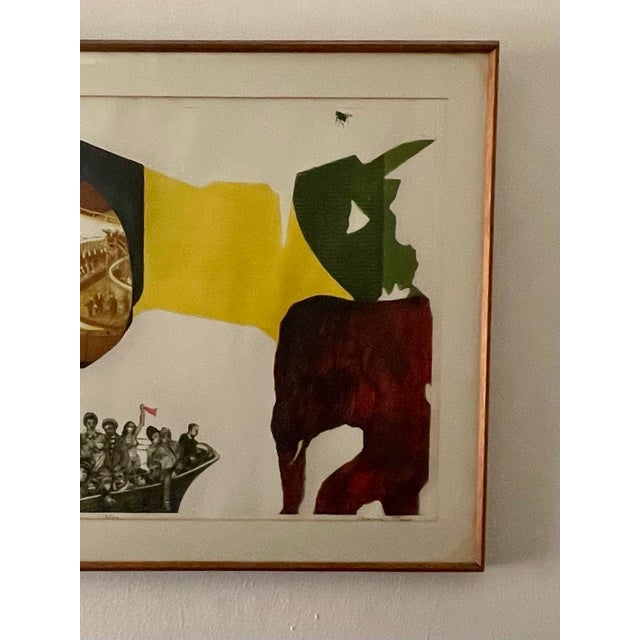 Mid 20th Century Marvin Lowe Signed Number Lithograph Entitled “Red Elephant”, Framed For Sale In New York - Image 6 of 9