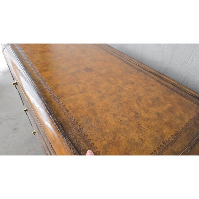 Leather Wrapped Dresser Chest by Maitland-Smith For Sale - Image 11 of 11