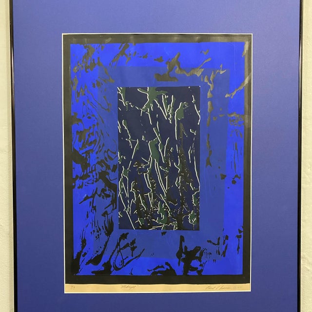1975 Robert Levenson "Midnight" Silkscreen Original For Sale In New York - Image 6 of 13