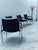 8400 Office Chairs in Leather by Jorgen Kastholm for Kusch & Co., 1980s, Set of 4 For Sale - Image 6 of 18