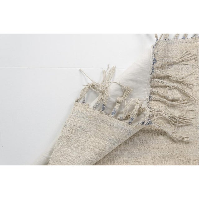 1960s Handmade Antique Hemp Runner Carpet, 1960s For Sale - Image 5 of 18