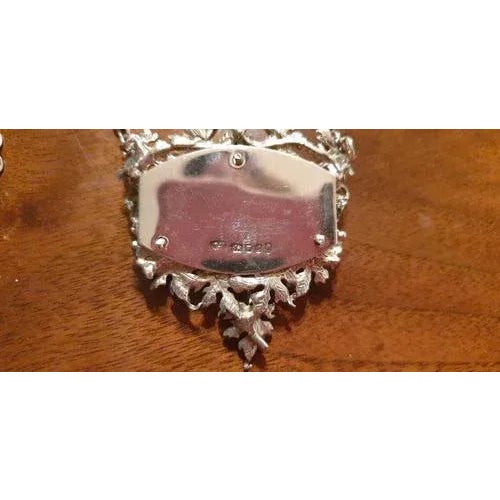 Metal Silver Gilt Decanter Labels, 1977, Set of 4 For Sale - Image 7 of 12