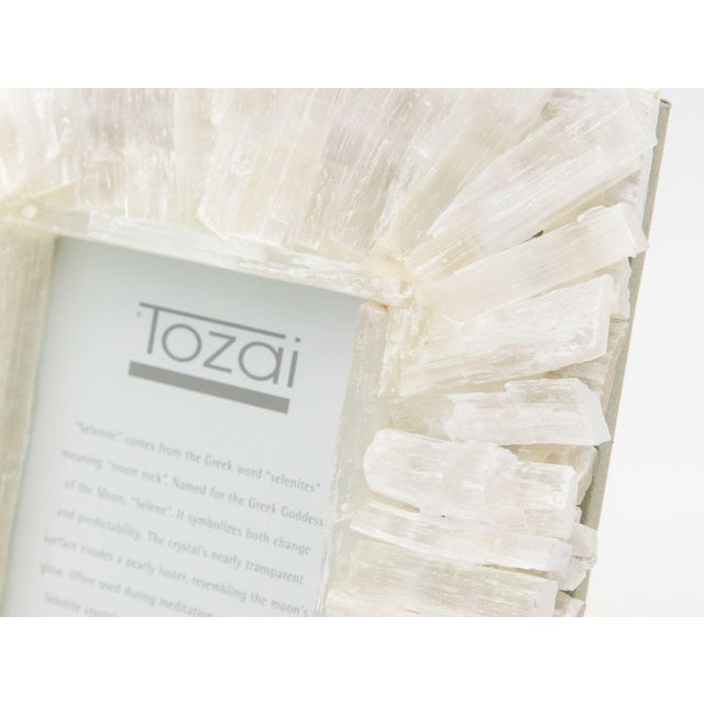 2010s Selenite 4x6 Photoframe by Tozai Home, 2015 For Sale - Image 5 of 8