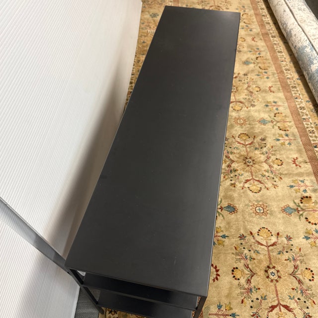 Metal Room & Board Foshay Console Table For Sale - Image 7 of 10