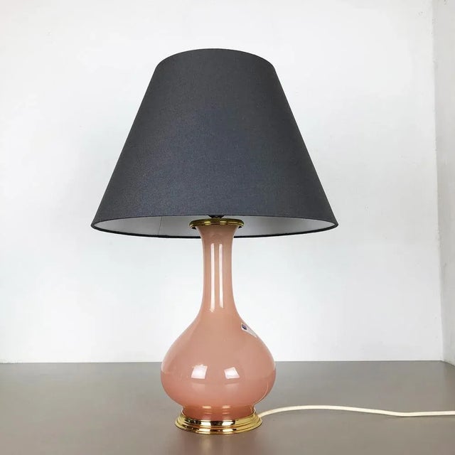 Opaline Murano Glass Table Light from Cenedese Vetri, Italy, 1960s For Sale - Image 17 of 18