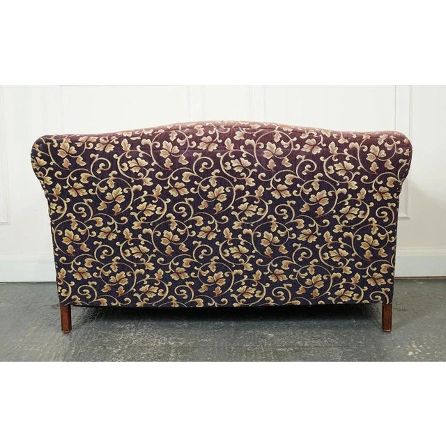 Textile Victorian Fabric Bergere Suite Sofa and Armchairs, Set of 3 For Sale - Image 7 of 17