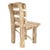 Rustic Rustic Wooden Log Chair For Sale - Image 3 of 6