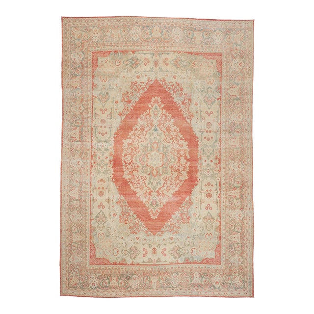 Vintage Persian Mahal Rug, 10'00 X 14'06 For Sale