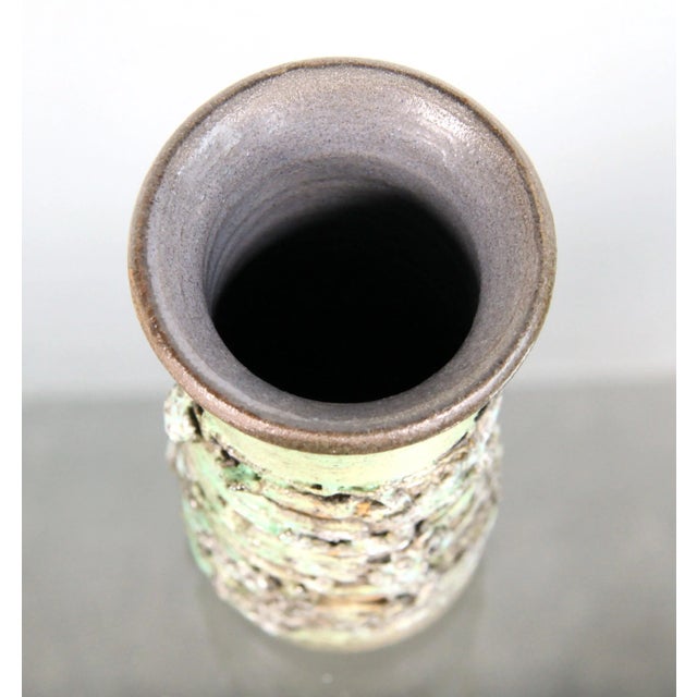 Brutalist Icelandic Lava Pottery Vase by Ragnar Kjartansson for Glit Studio Iceland For Sale - Image 4 of 7