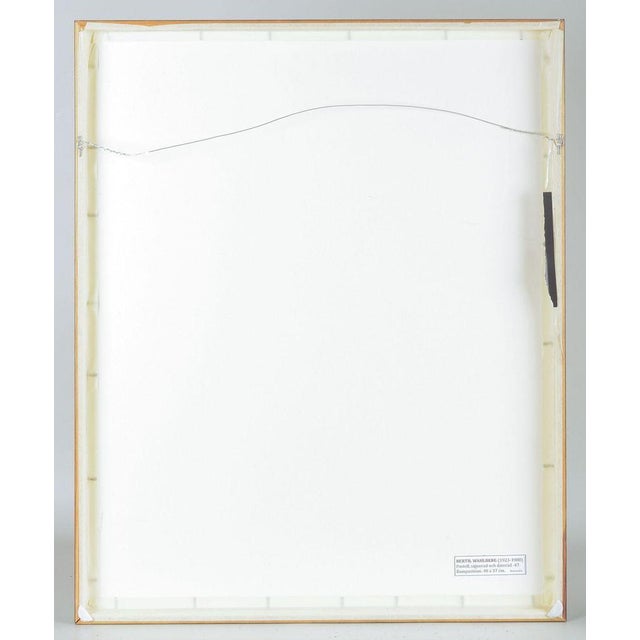 1940s Bertil Wahlberg, Colorful Abstract Composition, 1947, Pastel on Paper For Sale - Image 5 of 6