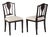 Art Deco Chairs in Walnut and Beech, Czech, 1920s, Set of 2 For Sale