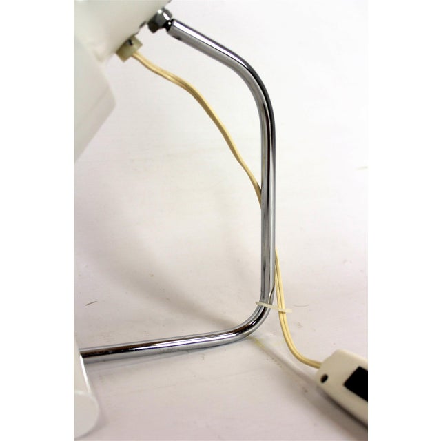 Mid-Century Modern White Table Lamps by Josef Hurka for Napako, 1960s, Set of 2 For Sale - Image 3 of 18