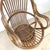 Vintage Sculptural Rattan & Bentwood Swivel Lounge Chair For Sale - Image 9 of 18