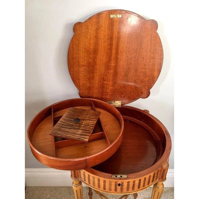 Antique Inlaid Satinwood Centre Table, 19th Century For Sale - Image 6 of 13