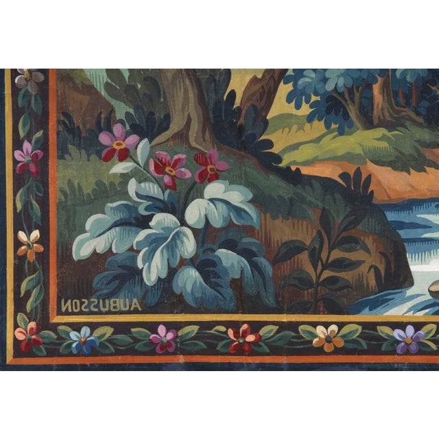 French French Aubusson Tapestry Cartoon For Sale - Image 3 of 6