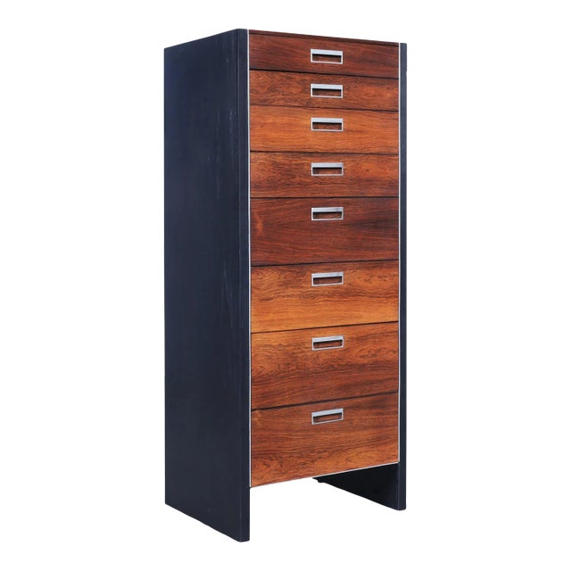 Mid-Century Modern Rosewood Tall Dresser by Robert Baron for Glenn of California For Sale