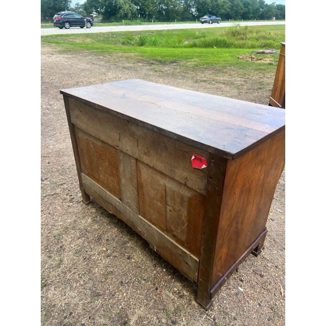 French French 19th Century Louis Philippe Solid Walnut Chest of Drawers / Commode For Sale - Image 3 of 12