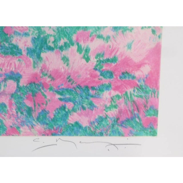 Claude manoukian (1936-) the farm in burgundy lithography signed, dedicated and certified hc by the artist dimensions: 56...