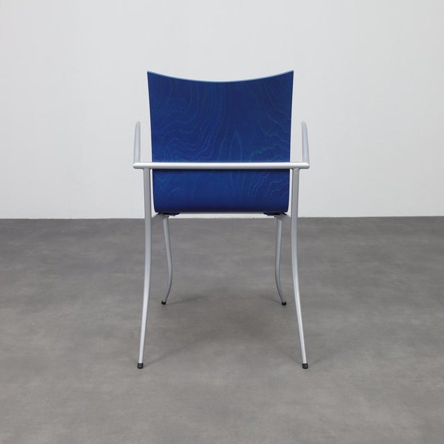 1990s Postmodern Dining Chairs by Karl Friedrich Förster for KFF, 1990s, Set of 4 For Sale - Image 5 of 9