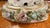 Mid-20th Century Italian Capodimonte-Style Porcelain Floral Harp Table Lamps – Pair For Sale - Image 12 of 14