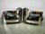 Metal Aviator Lounge Chairs in Leather and Steel from Timothy Oulton, 1990s, Set of 2 For Sale - Image 7 of 13