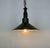 Industrial Green Enamel Military Pendant Lamp with Cast Aluminium Top, 1960s For Sale - Image 15 of 17