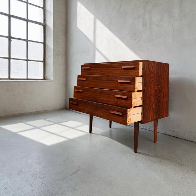 Danish Rosewood Chest of Drawers from FM Møbelfabrik, Denmark, 1960s For Sale - Image 9 of 10