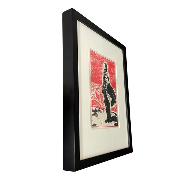 Set of Three Framed Mao Woodblock Prints For Sale In Chicago - Image 6 of 13