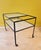 Black Modern Bar Trolley by Herbert Hirche, 1950s For Sale - Image 8 of 8