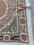 Orange Bukhara Suzani Tablecloth — Decorative Vintage Textile For Sale - Image 8 of 9
