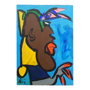 20th Century Abstact Oil Painting by Peter Robert Keil, Germany