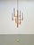 Brutalist Brutalist Twisted Spool Candle Chandelier in Wood, 1960s For Sale - Image 3 of 9