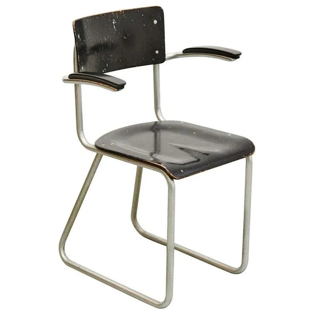 Dutch Bauhaus Chair, 1930s For Sale - Image 10 of 11
