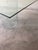 1980s Post Modern Glass Double Pedestal Dining Table For Sale - Image 5 of 10