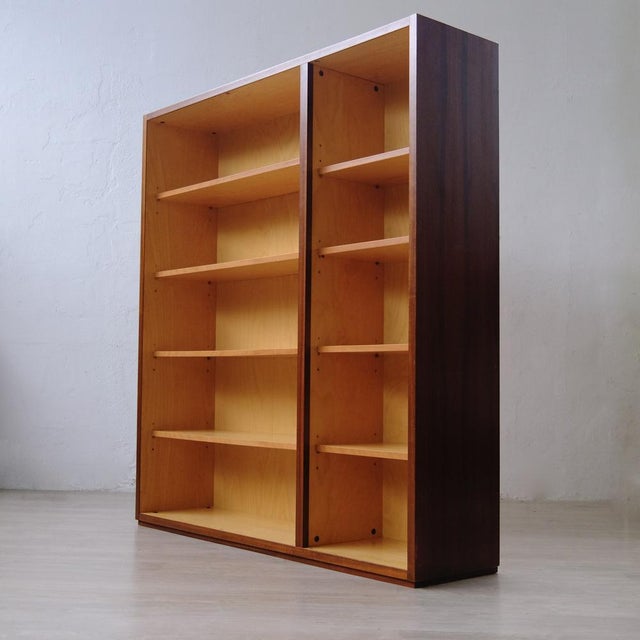 Vintage Italian Bookcase with Adjustable Shelves, 1950s For Sale - Image 10 of 13