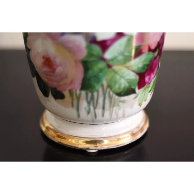 Painted Ceramic Vases, Set of 2 For Sale - Image 4 of 12