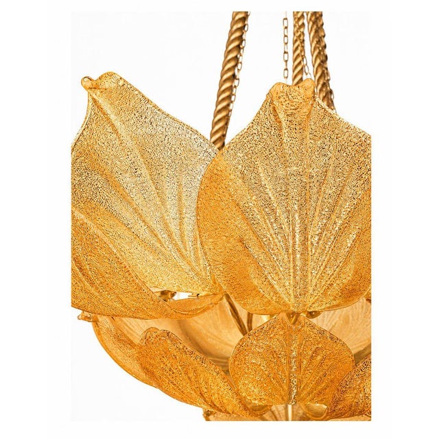 Venetian Ceiling Lights by Valentina Planta. Murano, 1990, Set of 2 For Sale - Image 4 of 9