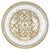 White Damask Plate by Deblona For Sale - Image 11 of 11