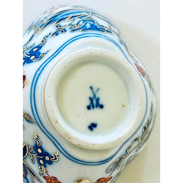 Antique Meissen Tea Cup and Saucer For Sale - Image 9 of 10