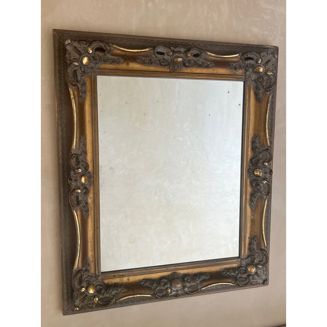 Antique Wavy Glass Mirror & Frame Chairish