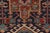 Rug & Kilim Antique Persian Heriz Karaja Rug, Triple Medallion in Red and Navy - Rug & Kilim For Sale - Image 4 of 7
