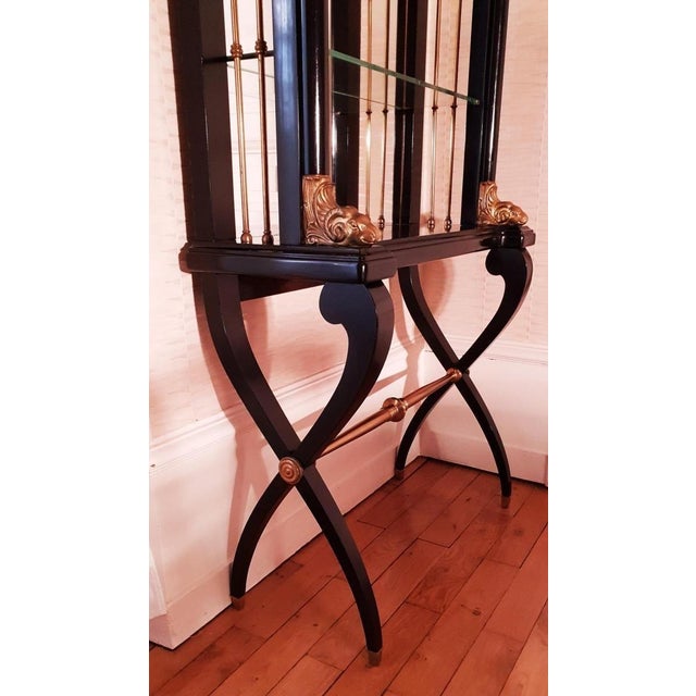 Paint Console Shelves with Mirrored Bottom, Italy, 1940s, Set of 2 For Sale - Image 7 of 13