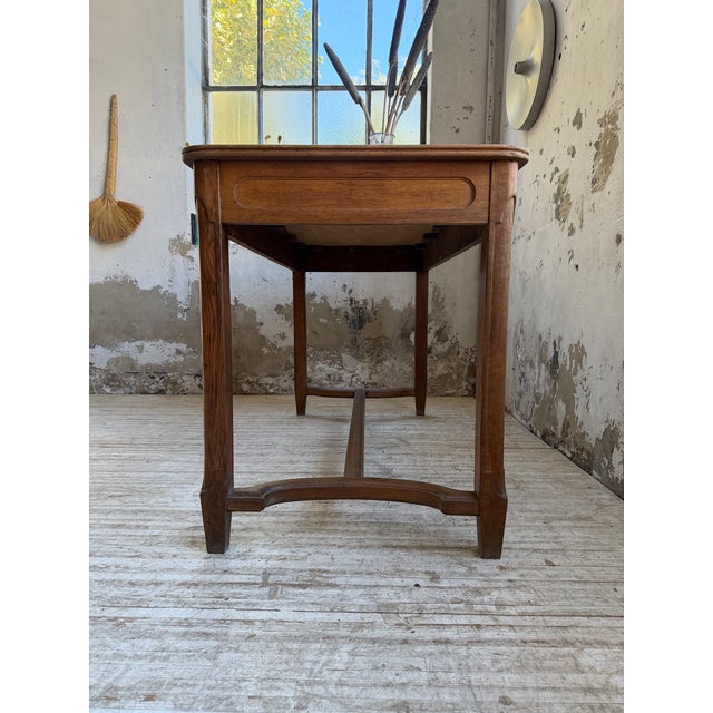 Antique Drapers Worktable in Oak, 1900 For Sale - Image 13 of 18