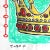 Abstract Crowned - Abstract Colorful Vibrant Still Life Pop Original Artwork by Gary John For Sale - Image 3 of 8