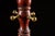 Antique Mahogany and Brass Ornamental Coat Rack For Sale - Image 4 of 6