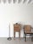 1940s Neoclassical Side Table with Cabinet and Marble Top, France, 1940s For Sale - Image 5 of 8